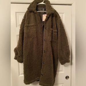 Missguided teddy jacket